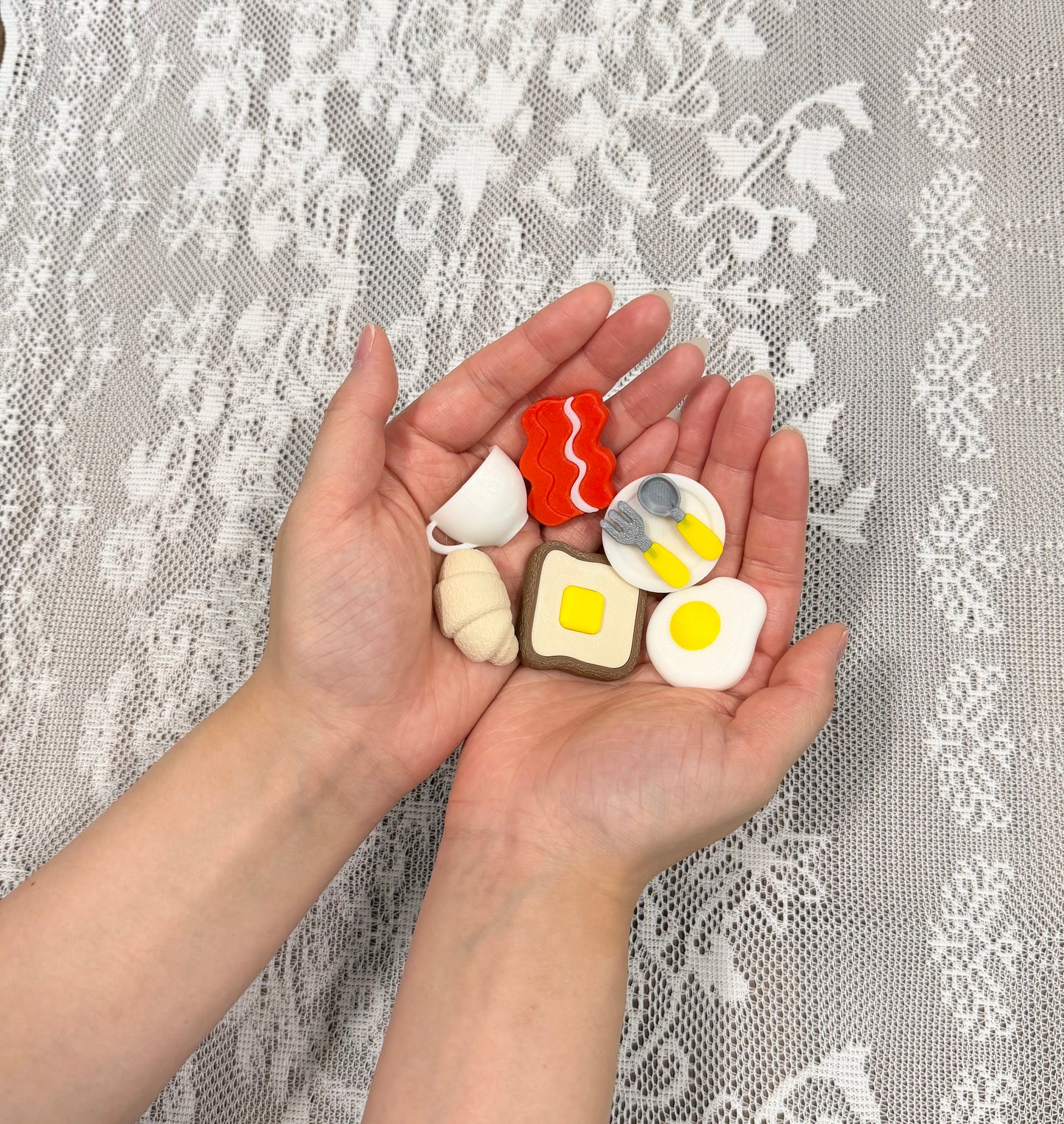 朝食ボタンチャーム(Breakfast Button Charms)
