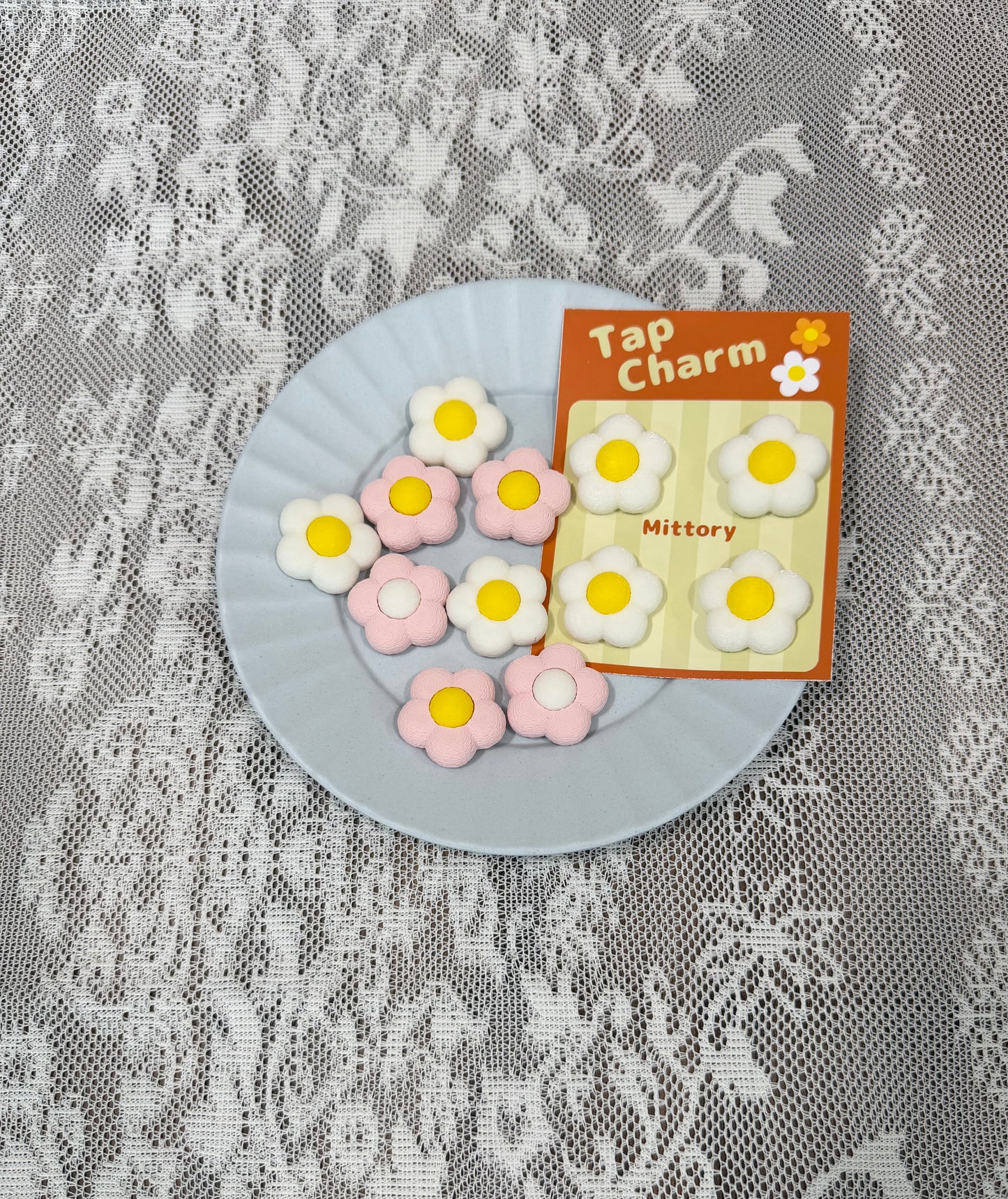 花ボタンチャーム(Flower Button Charms)