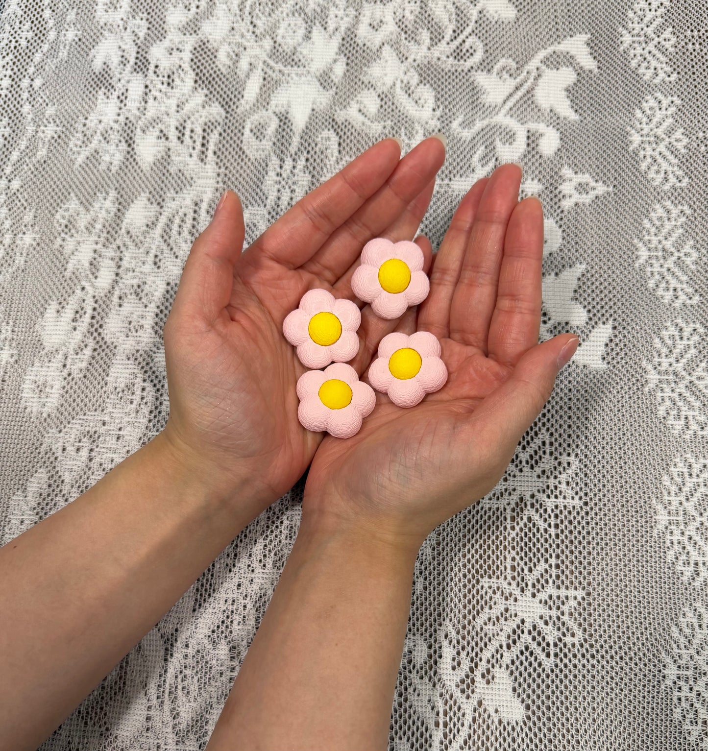 花ボタンチャーム(Flower Button Charms)