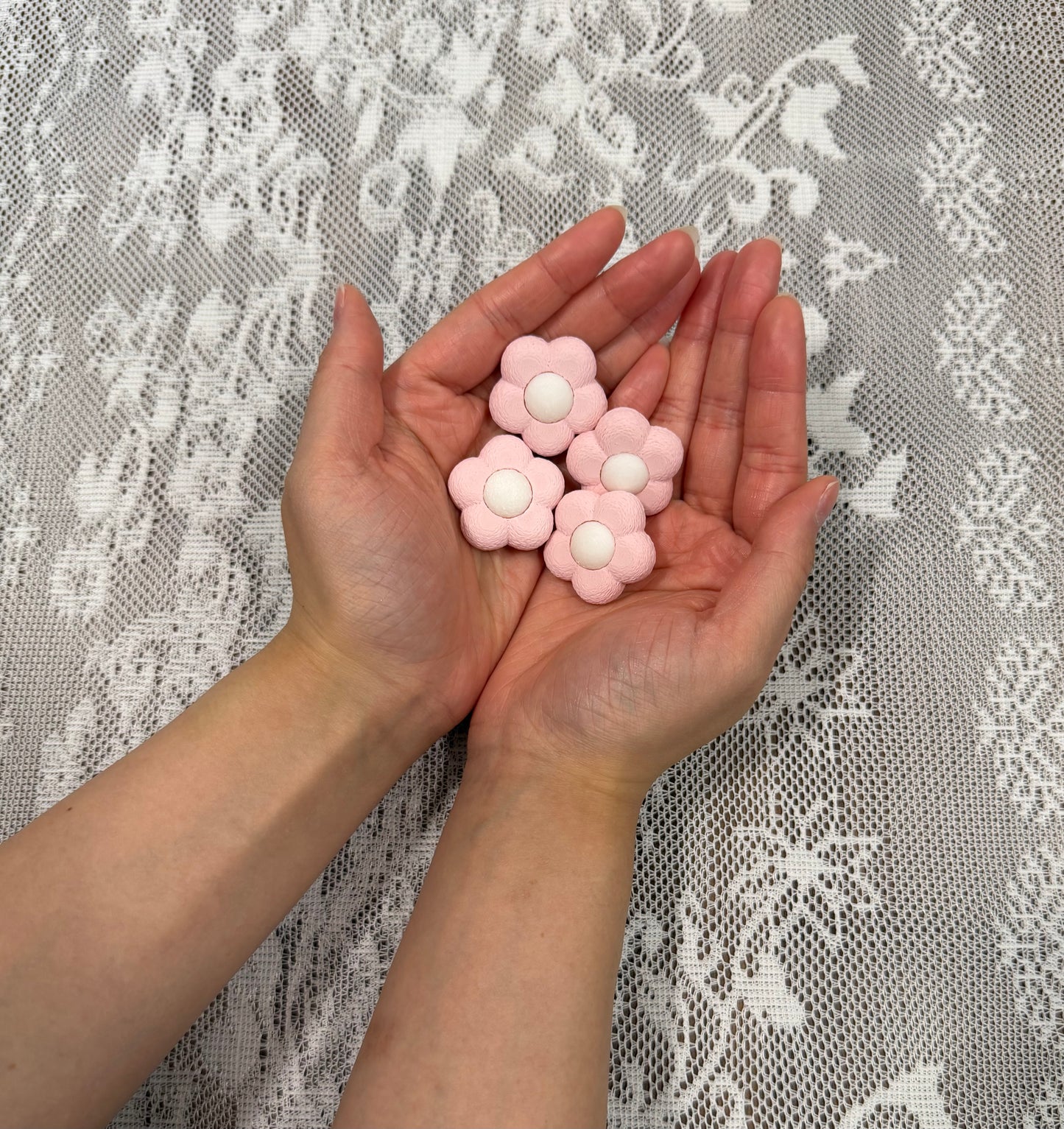 花ボタンチャーム(Flower Button Charms)